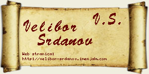 Velibor Srdanov vizit kartica
